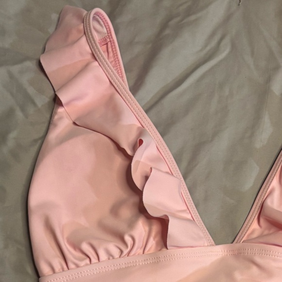 Pink Ruffled Swimsuit - Picture 4 of 5